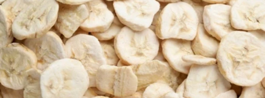 Bananes lyophilisées