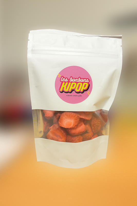 Fraises du Québec lyophilisés